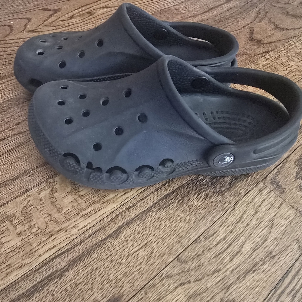 Kids Black Crocs Clogs